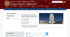 Desktop Screenshot of moep.uscourts.gov