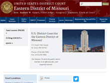 Tablet Screenshot of moep.uscourts.gov