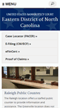 Mobile Screenshot of nceb.uscourts.gov