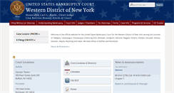 Desktop Screenshot of nywb.uscourts.gov