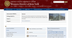 Desktop Screenshot of nywd.uscourts.gov