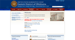 Desktop Screenshot of okeb.uscourts.gov