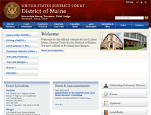 Tablet Screenshot of med.uscourts.gov