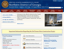 Tablet Screenshot of ganb.uscourts.gov
