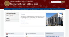 Desktop Screenshot of nynd.uscourts.gov