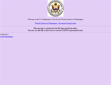 Tablet Screenshot of ecf-train.wawb.uscourts.gov