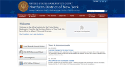 Desktop Screenshot of nynb.uscourts.gov
