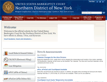 Tablet Screenshot of nynb.uscourts.gov