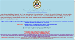 Desktop Screenshot of ecf.nynb.uscourts.gov