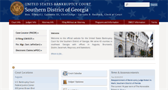 Desktop Screenshot of gasb.uscourts.gov