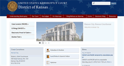 Desktop Screenshot of ksb.uscourts.gov