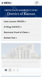 Mobile Screenshot of ksb.uscourts.gov