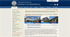 Desktop Screenshot of mnd.uscourts.gov
