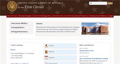 Desktop Screenshot of ca1.uscourts.gov