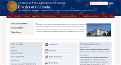 Desktop Screenshot of cob.uscourts.gov