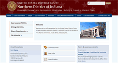 Desktop Screenshot of innd.uscourts.gov