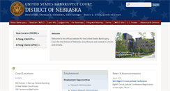 Desktop Screenshot of neb.uscourts.gov