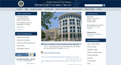 Desktop Screenshot of cadc.uscourts.gov