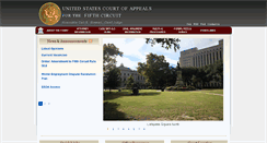 Desktop Screenshot of ca5.uscourts.gov