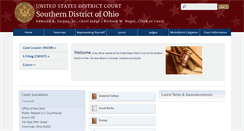 Desktop Screenshot of ohsd.uscourts.gov