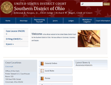 Tablet Screenshot of ohsd.uscourts.gov
