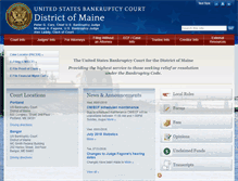 Tablet Screenshot of meb.uscourts.gov