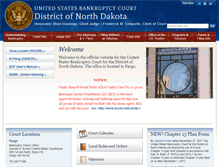 Tablet Screenshot of ndb.uscourts.gov