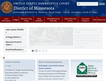 Tablet Screenshot of mnb.uscourts.gov