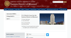 Desktop Screenshot of moed.uscourts.gov