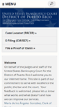 Mobile Screenshot of prb.uscourts.gov