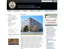 Tablet Screenshot of nced.uscourts.gov