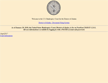 Tablet Screenshot of ecf.akb.uscourts.gov