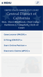 Mobile Screenshot of cacb.uscourts.gov
