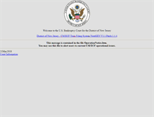Tablet Screenshot of ecf-train.njb.uscourts.gov
