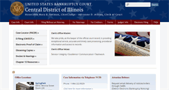 Desktop Screenshot of ilcb.uscourts.gov