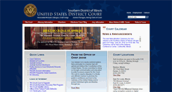 Desktop Screenshot of ilsd.uscourts.gov
