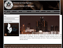Tablet Screenshot of miept.uscourts.gov