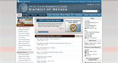 Desktop Screenshot of nvb.uscourts.gov