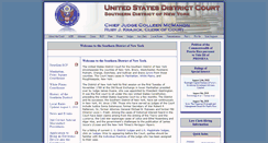 Desktop Screenshot of nysd.uscourts.gov