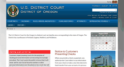 Desktop Screenshot of ord.uscourts.gov