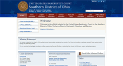 Desktop Screenshot of ohsb.uscourts.gov