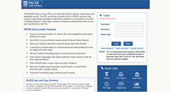 Desktop Screenshot of pcl.uscourts.gov