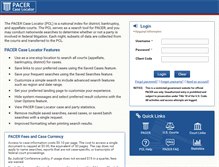 Tablet Screenshot of pcl.uscourts.gov