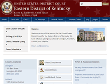 Tablet Screenshot of kyed.uscourts.gov