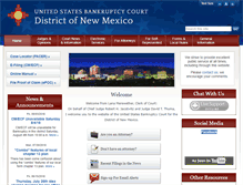 Tablet Screenshot of nmb.uscourts.gov