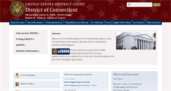 Desktop Screenshot of ctd.uscourts.gov
