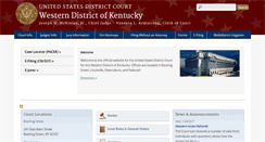 Desktop Screenshot of kywd.uscourts.gov