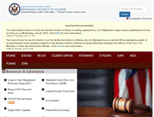 Tablet Screenshot of ilnd.uscourts.gov