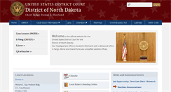 Desktop Screenshot of ndd.uscourts.gov