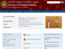 Tablet Screenshot of ndd.uscourts.gov